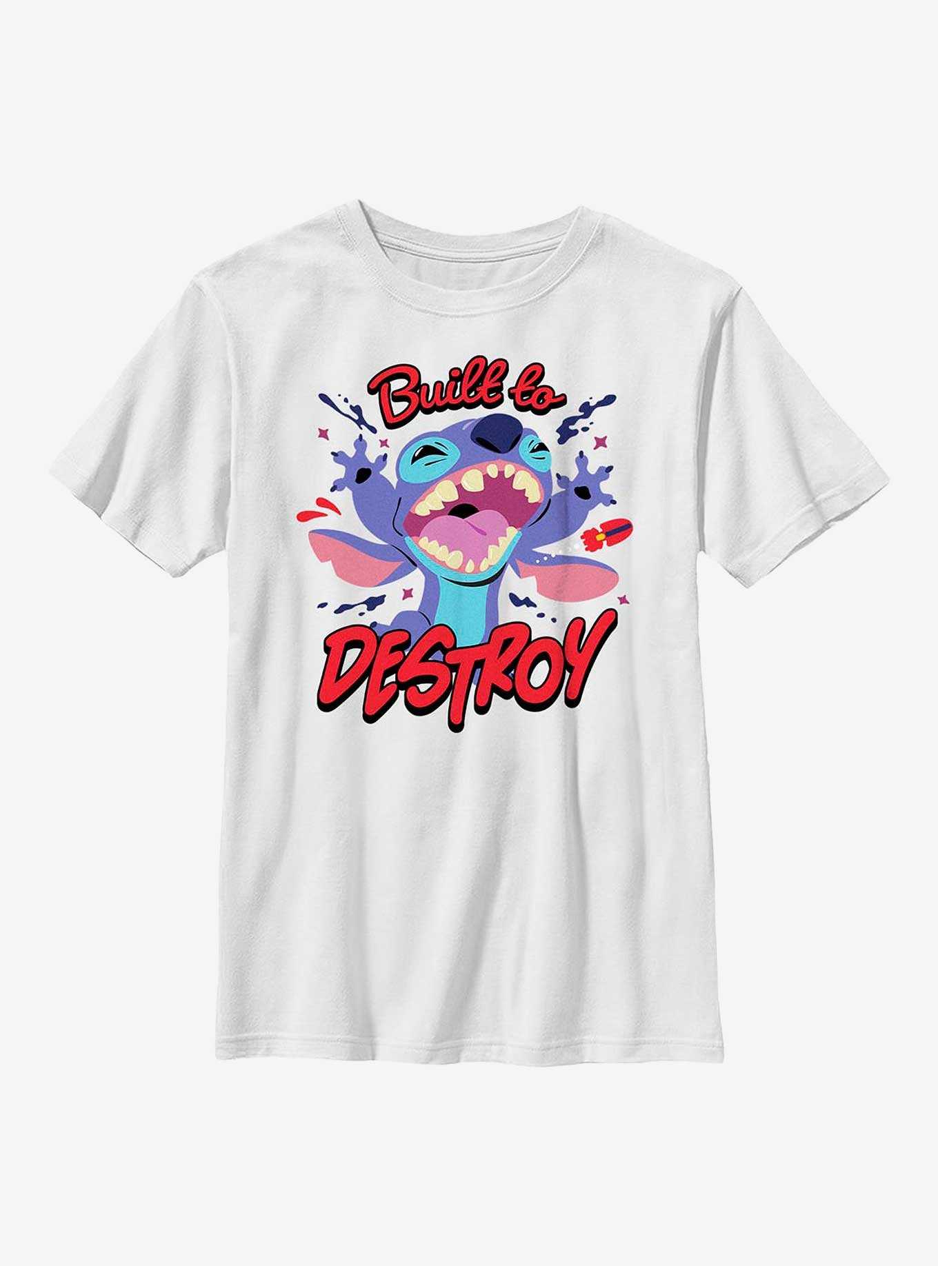 Disney Lilo & Stitch Built To Destroy Youth T-Shirt, , hi-res