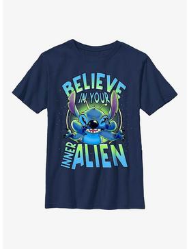 Disney Lilo & Stitch Believe In Your Inner Alien Youth T-Shirt, , hi-res