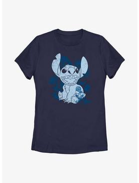 Disney Lilo & Stitch Floral Sketch Womens T-Shirt, , hi-res