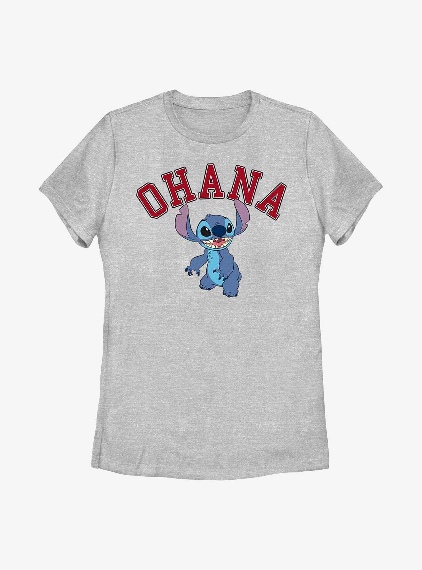 Disney Lilo & Stitch Ohana Collegiate Womens T-Shirt, , hi-res
