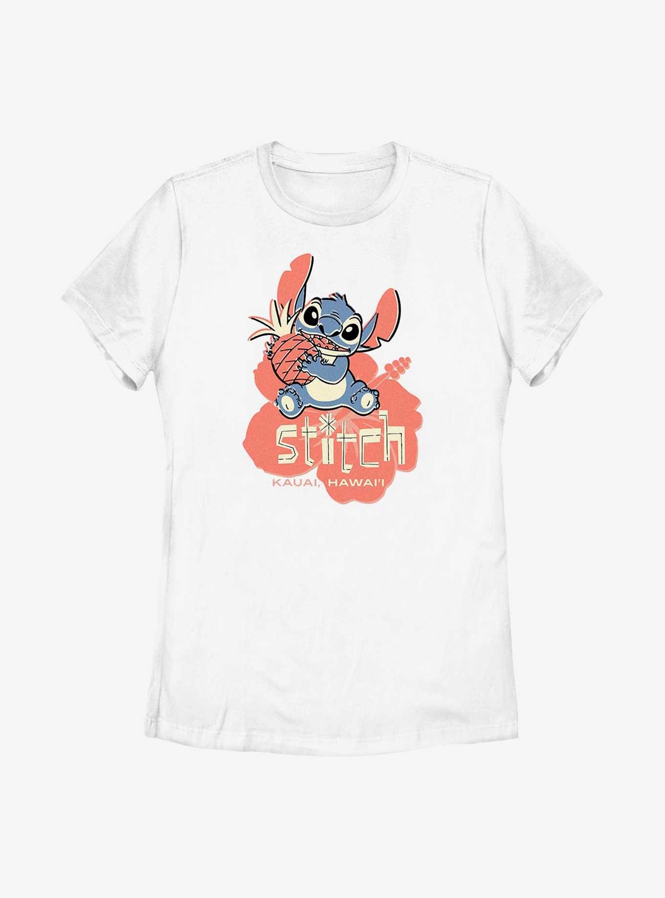 Disney Lilo & Stitch With Pineapple Womens T-Shirt, , hi-res