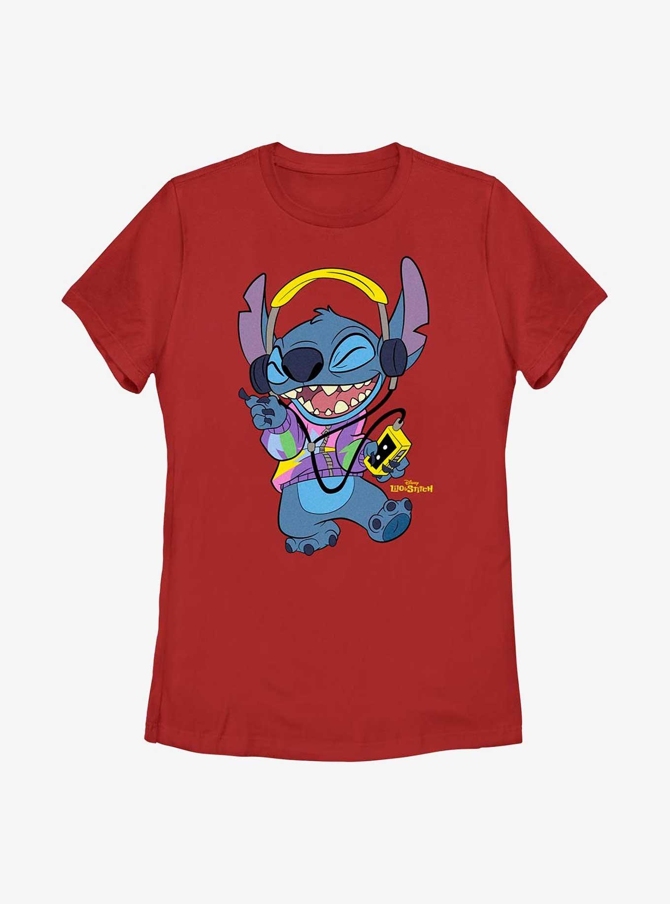 Disney Lilo & Stitch Rockin' Stitch Womens T-Shirt, , hi-res