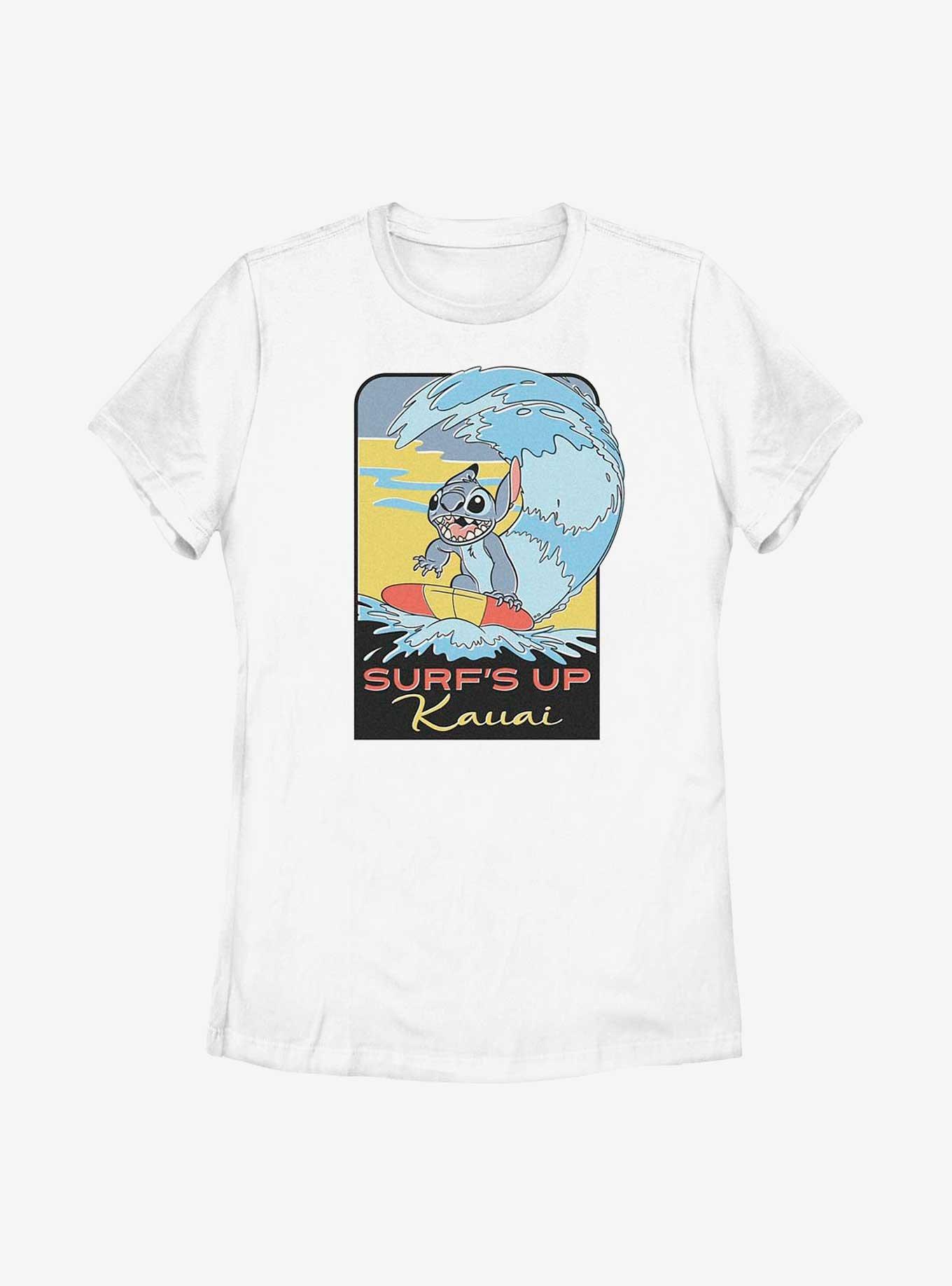 Disney Lilo & Stitch Surf's Up Kauai Womens T-Shirt, , hi-res