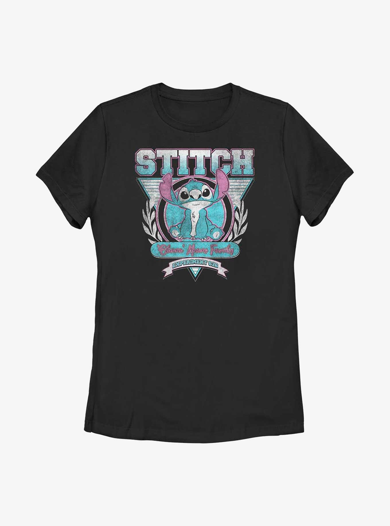 Disney Lilo & Stitch Retro Ohana Experiment 626 Womens T-Shirt, , hi-res