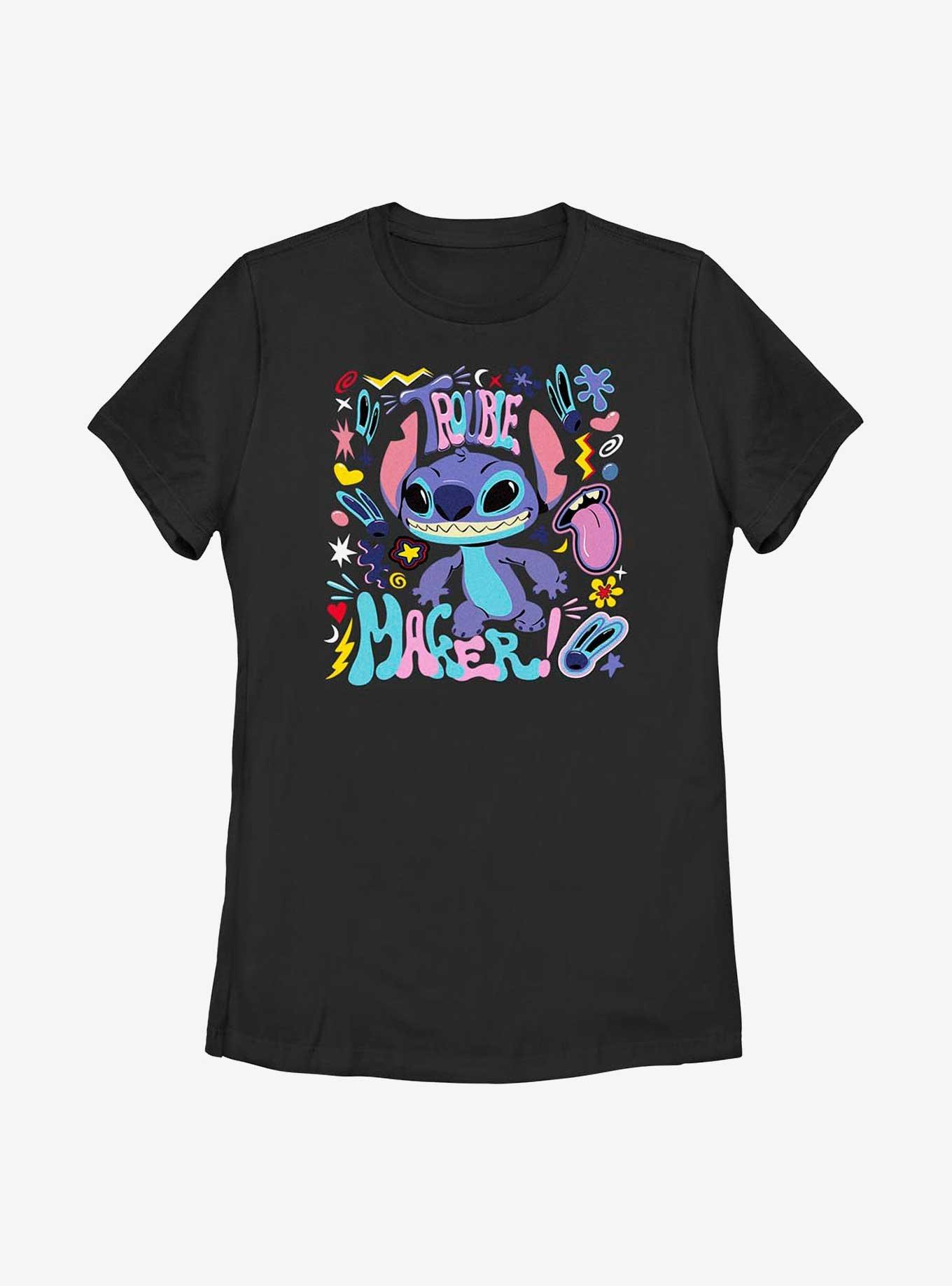 Disney Lilo & Stitch Trouble Maker Womens T-Shirt, , hi-res