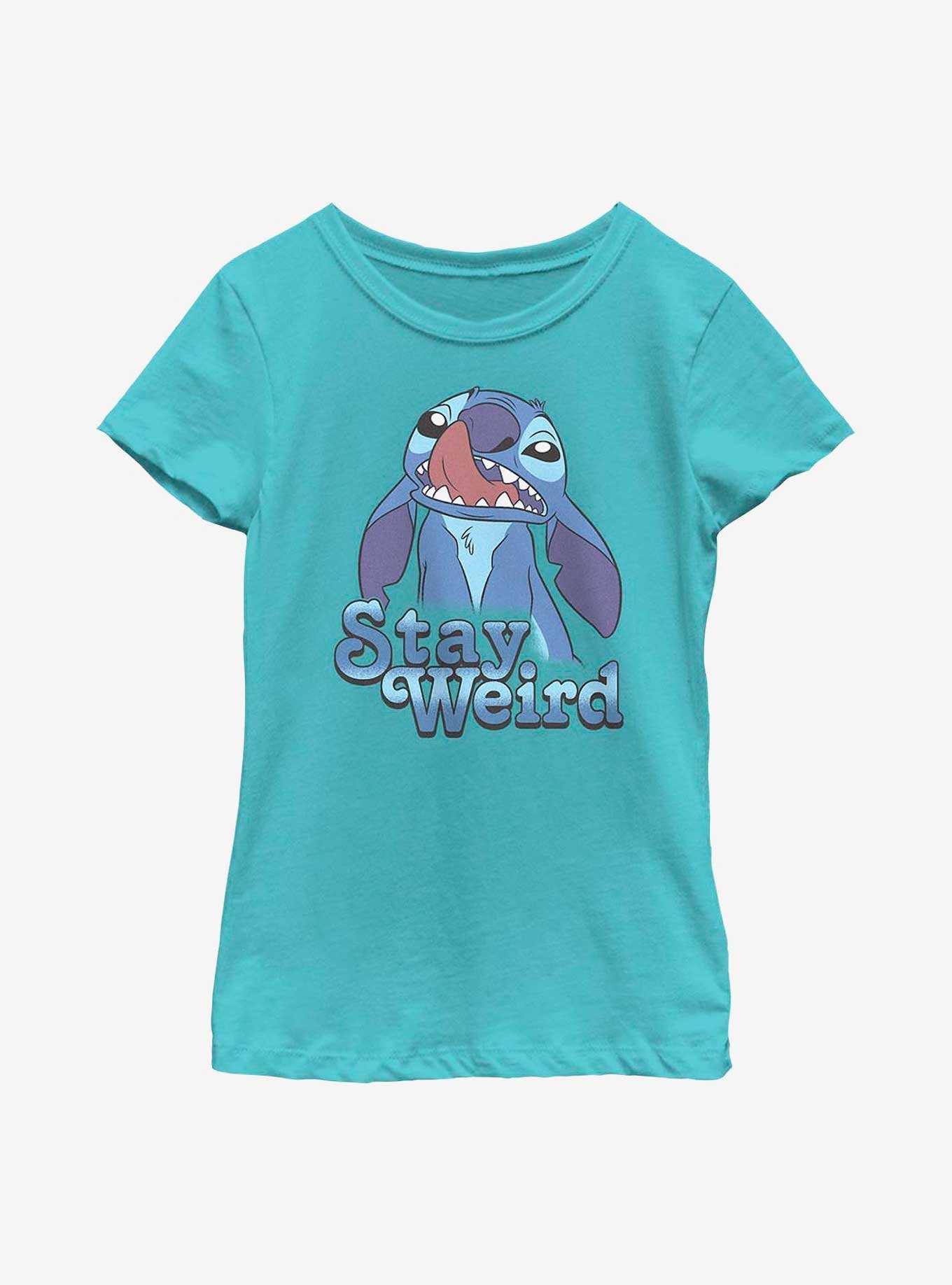 Disney Lilo & Stitch Stay Weird Youth Girls T-Shirt, , hi-res