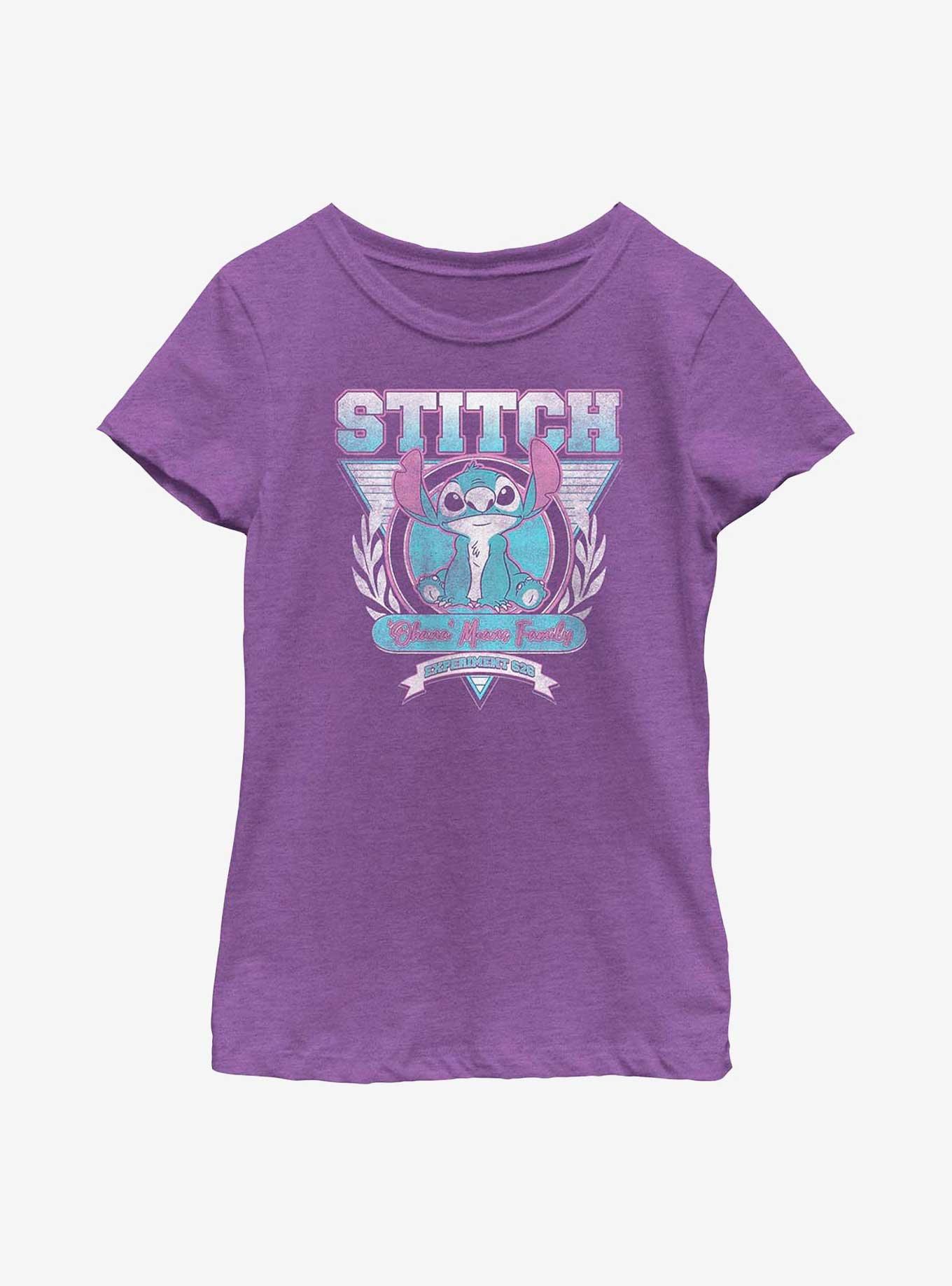 Disney Lilo & Stitch Retro Ohana Experiment 626 Youth Girls T-Shirt, , hi-res