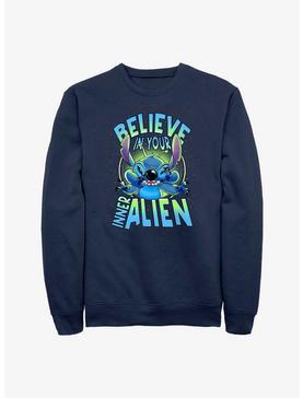 Disney Lilo & Stitch Believe In Your Inner Alien Sweatshirt, , hi-res