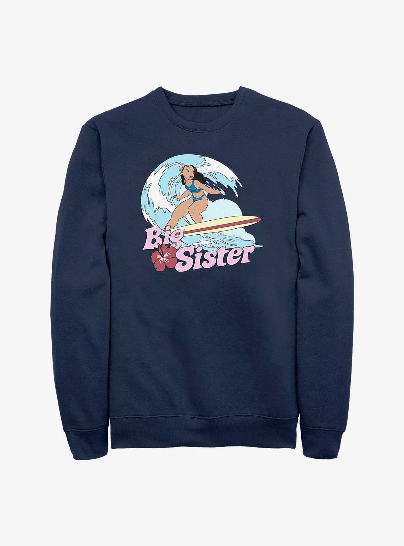 Disney Lilo & Stitch Big Sister Nani Sweatshirt, NAVY, hi-res