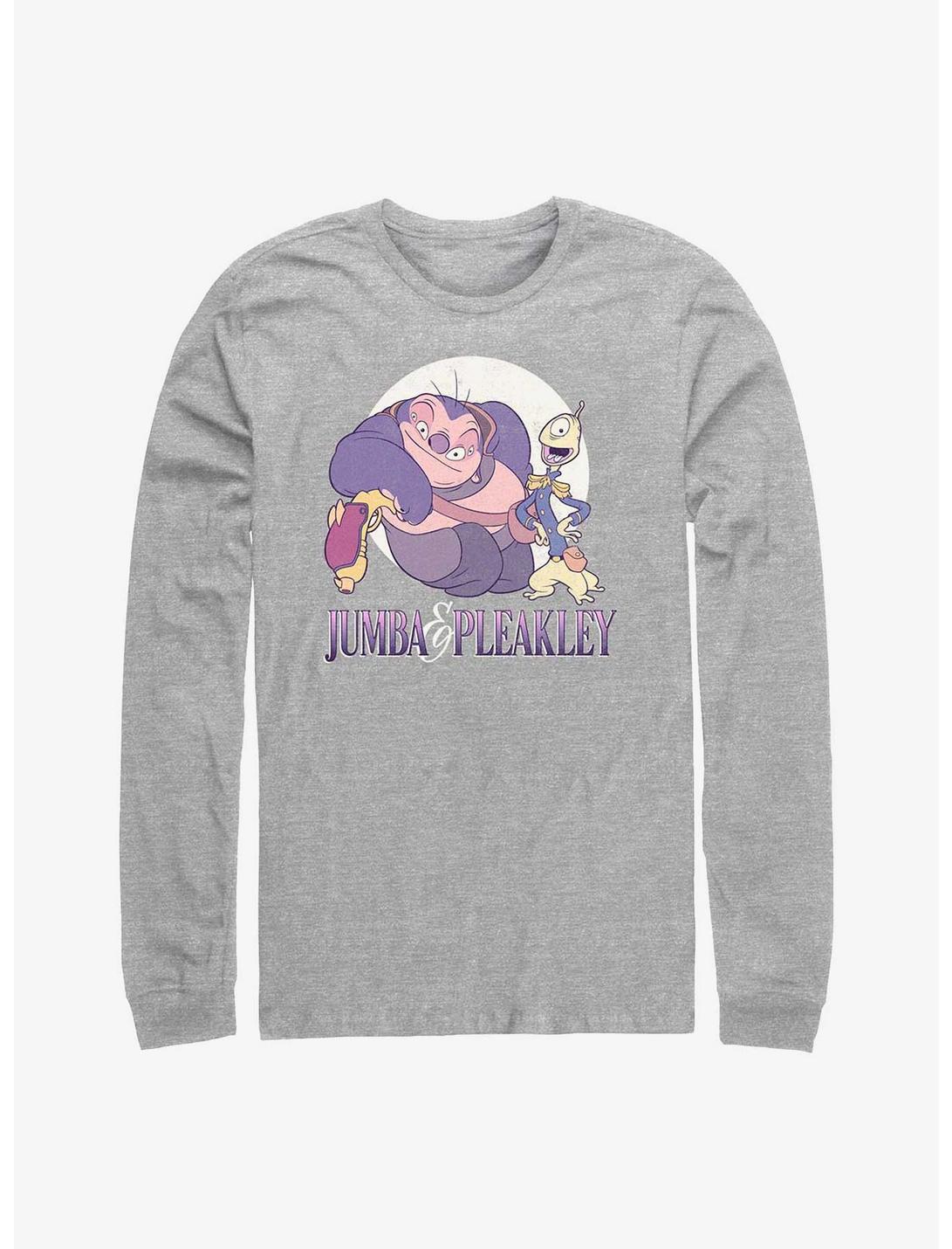 Disney Lilo & Stitch Jumba & Pleakley Long-Sleeve T-Shirt, ATH HTR, hi-res