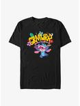 Disney Lilo & Stitch Scream T-Shirt, BLACK, hi-res