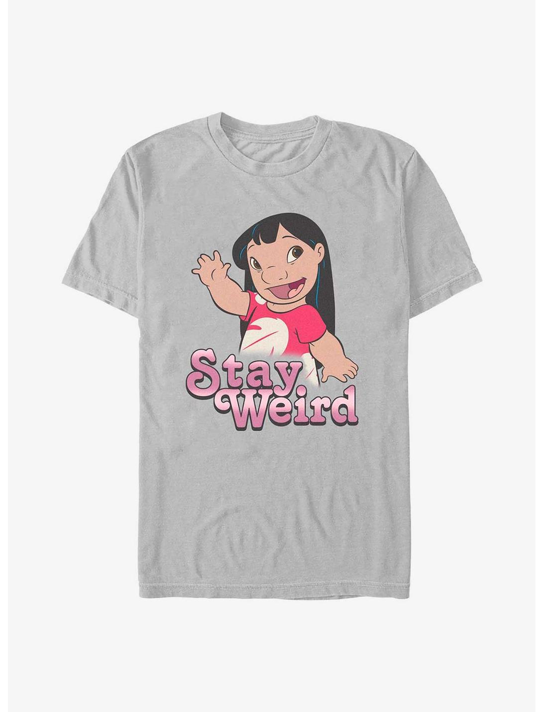 Disney Lilo & Stitch Stay Weird Lilo T-Shirt, SILVER, hi-res