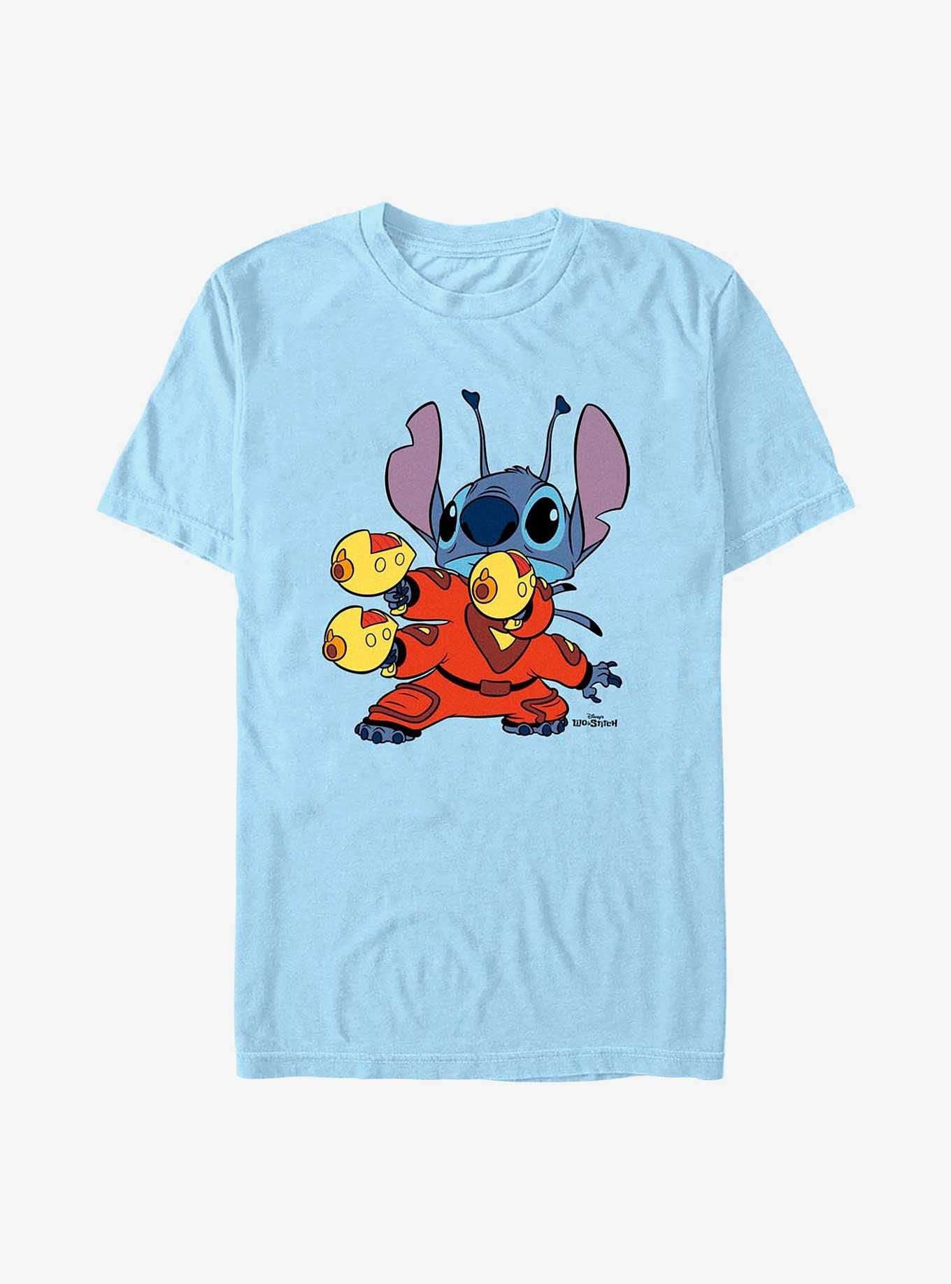 Disney Lilo & Stitch Space Suit T-Shirt, LT BLUE, hi-res