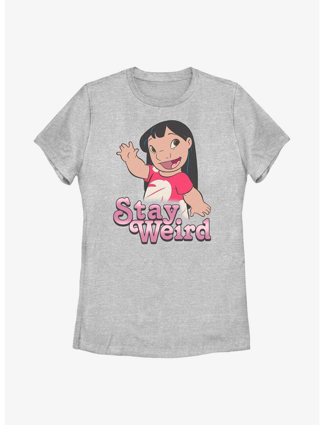 Disney Lilo & Stitch Stay Weird Lilo Womens T-Shirt, ATH HTR, hi-res