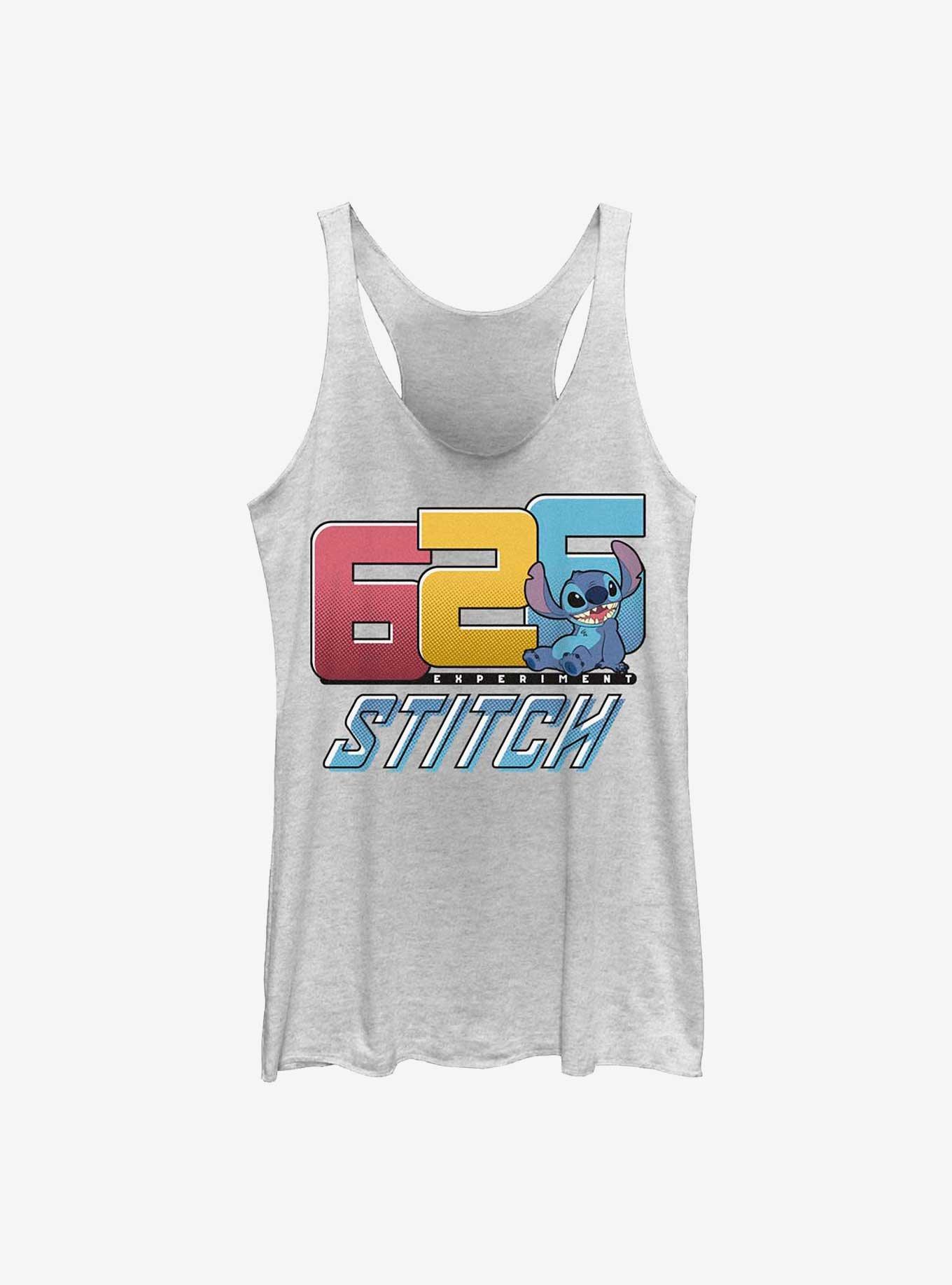 Disney Lilo & Stitch Experiment 626 Womens Tank Top, WHITE HTR, hi-res