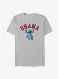 Disney Lilo & Stitch Ohana Collegiate T-Shirt, SILVER, hi-res