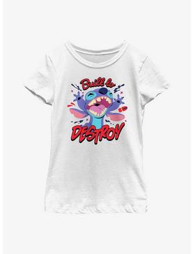 Disney Lilo & Stitch Built To Destroy Youth Girls T-Shirt, , hi-res