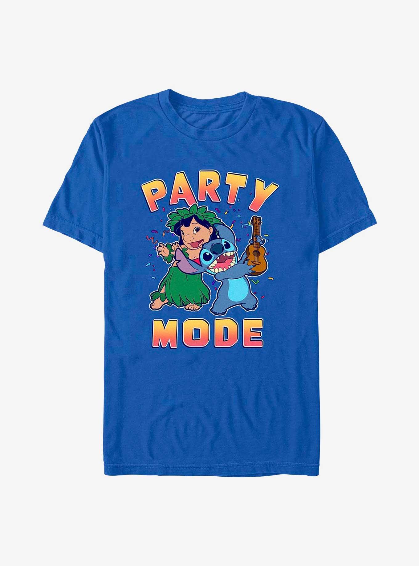 Disney Lilo & Stitch Party Mode T-Shirt, ROYAL, hi-res