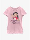 Disney Lilo & Stitch Stay Weird Lilo Youth Girls T-Shirt, PINK, hi-res