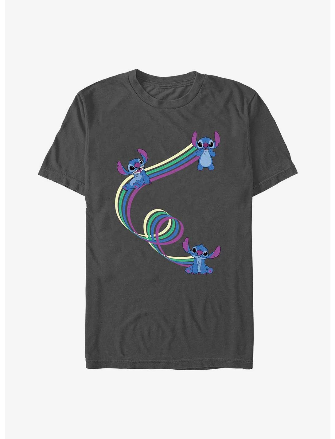 Disney Lilo & Stitch Ribbon Stitches T-Shirt, CHARCOAL, hi-res