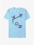 Disney Lilo & Stitch Ribbon Stitches T-Shirt, LT BLUE, hi-res