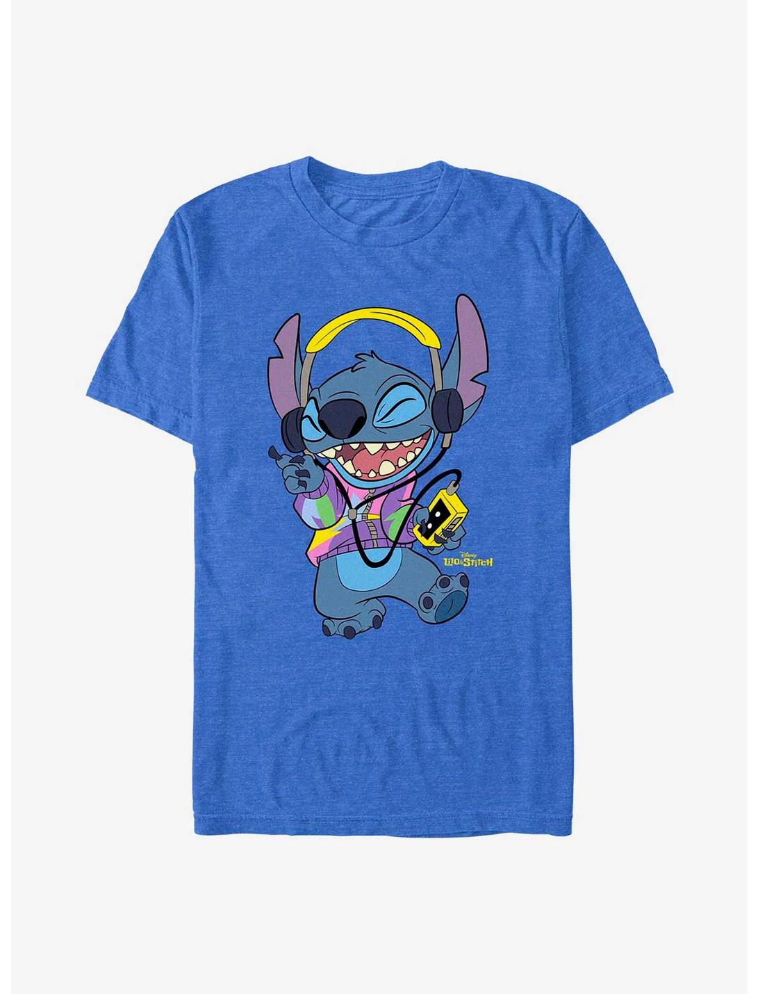 Disney Lilo & Stitch Rockin' Stitch T-Shirt, ROYAL, hi-res