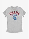 Disney Lilo & Stitch Ohana Collegiate Womens T-Shirt, ATH HTR, hi-res