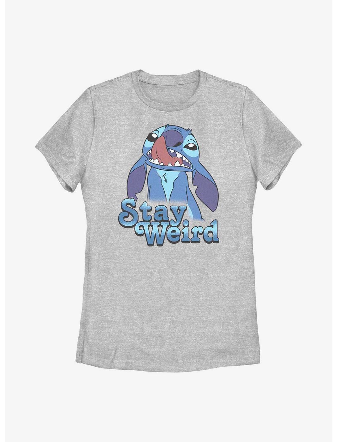 Disney Lilo & Stitch Stay Weird Womens T-Shirt, ATH HTR, hi-res