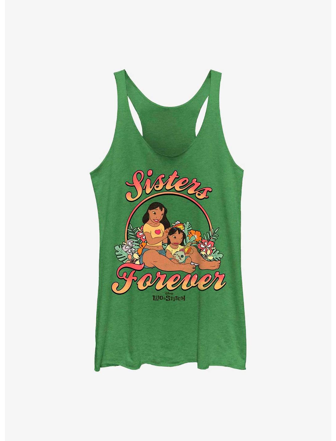 Disney Lilo & Stitch Sisters Forever Womens Tank Top, ENVY, hi-res