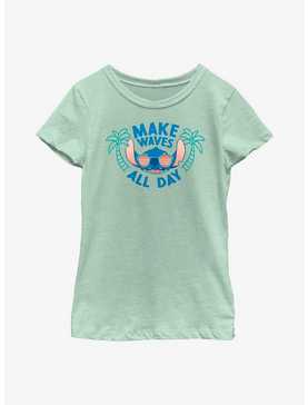 Disney Lilo & Stitch Make Waves All Day Youth Girls T-Shirt, , hi-res