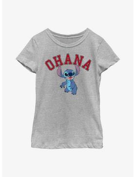 Disney Lilo & Stitch Ohana Collegiate Youth Girls T-Shirt, , hi-res