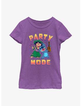Disney Lilo & Stitch Party Mode Youth Girls T-Shirt, , hi-res