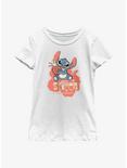 Disney Lilo & Stitch With Pineapple Youth Girls T-Shirt, WHITE, hi-res