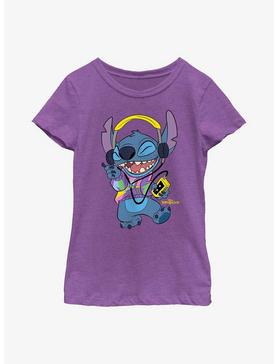 Disney Lilo & Stitch Rockin' Stitch Youth Girls T-Shirt, , hi-res