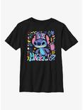 Disney Lilo & Stitch Trouble Maker Youth T-Shirt, BLACK, hi-res