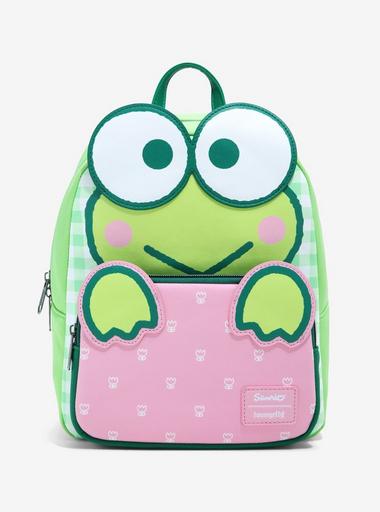 NWT Loungefly store Sanrio Keroppi Gingham Passport Crossbody Bag