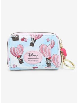 Her Universe Disney Mickey Mouse & Minnie Mouse Heart Balloon Mini Zipper Wallet, , hi-res