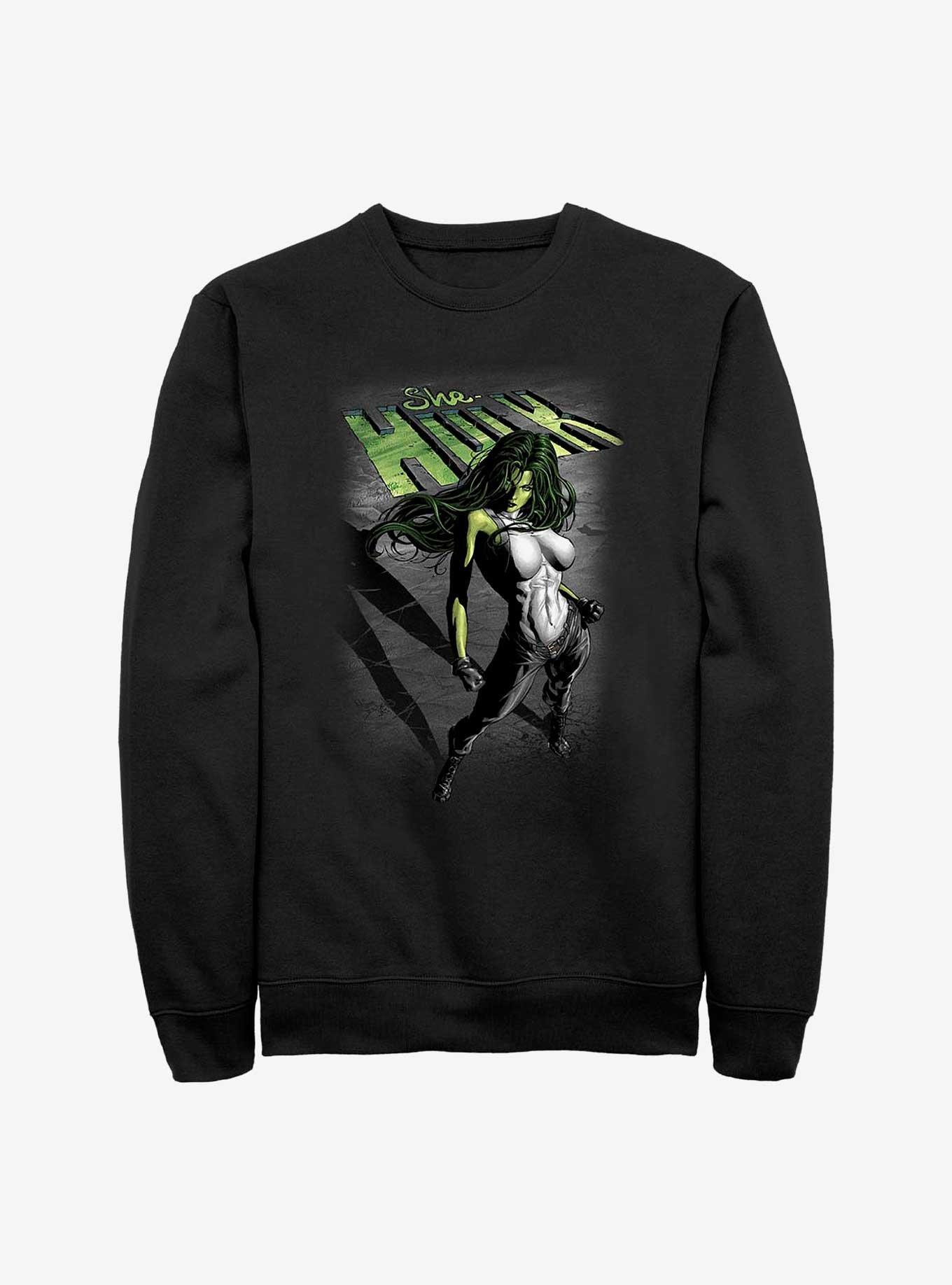 Marvel She Hulk Incredible Sass Sweatshirt, BLACK, hi-res