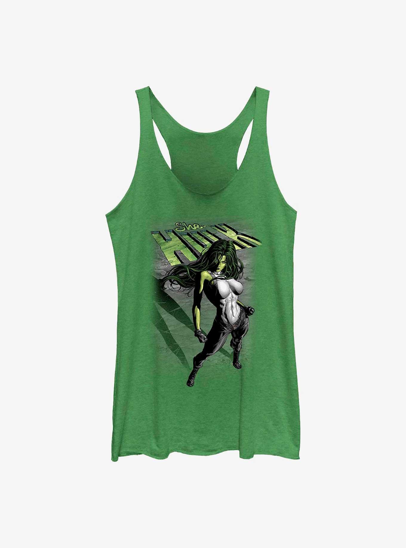 Marvel She Hulk Incredible Sass Raw Edge Girls Tank, , hi-res