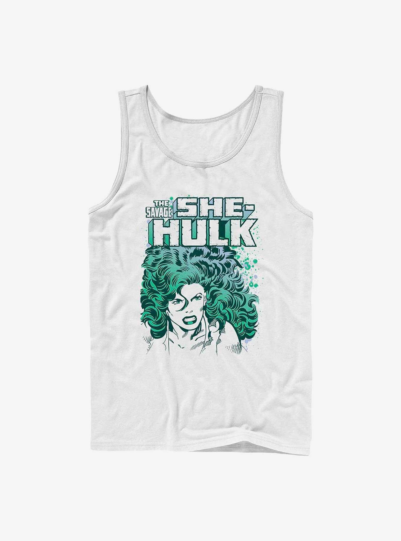 Marvel She Hulk Vintage Tank, WHITE, hi-res