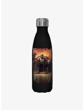 Star Wars The Book of Boba Fett Boba Painterly Throne Black Stainless Steel Water Bottle, , hi-res