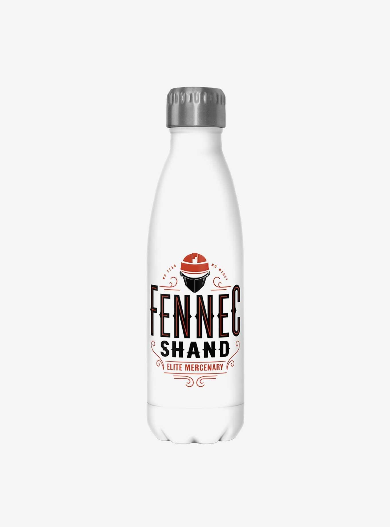 Star Wars The Book of Boba Fett Fennec Shand Elite Mercenary White Stainless Steel Water Bottle, , hi-res