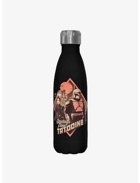Star Wars The Book of Boba Fett Greeting From Tatooine Black Stainless Steel Water Bottle, , hi-res