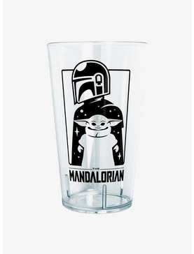 Star Wars The Mandalorian Cute Silhouette Pint Glass, , hi-res