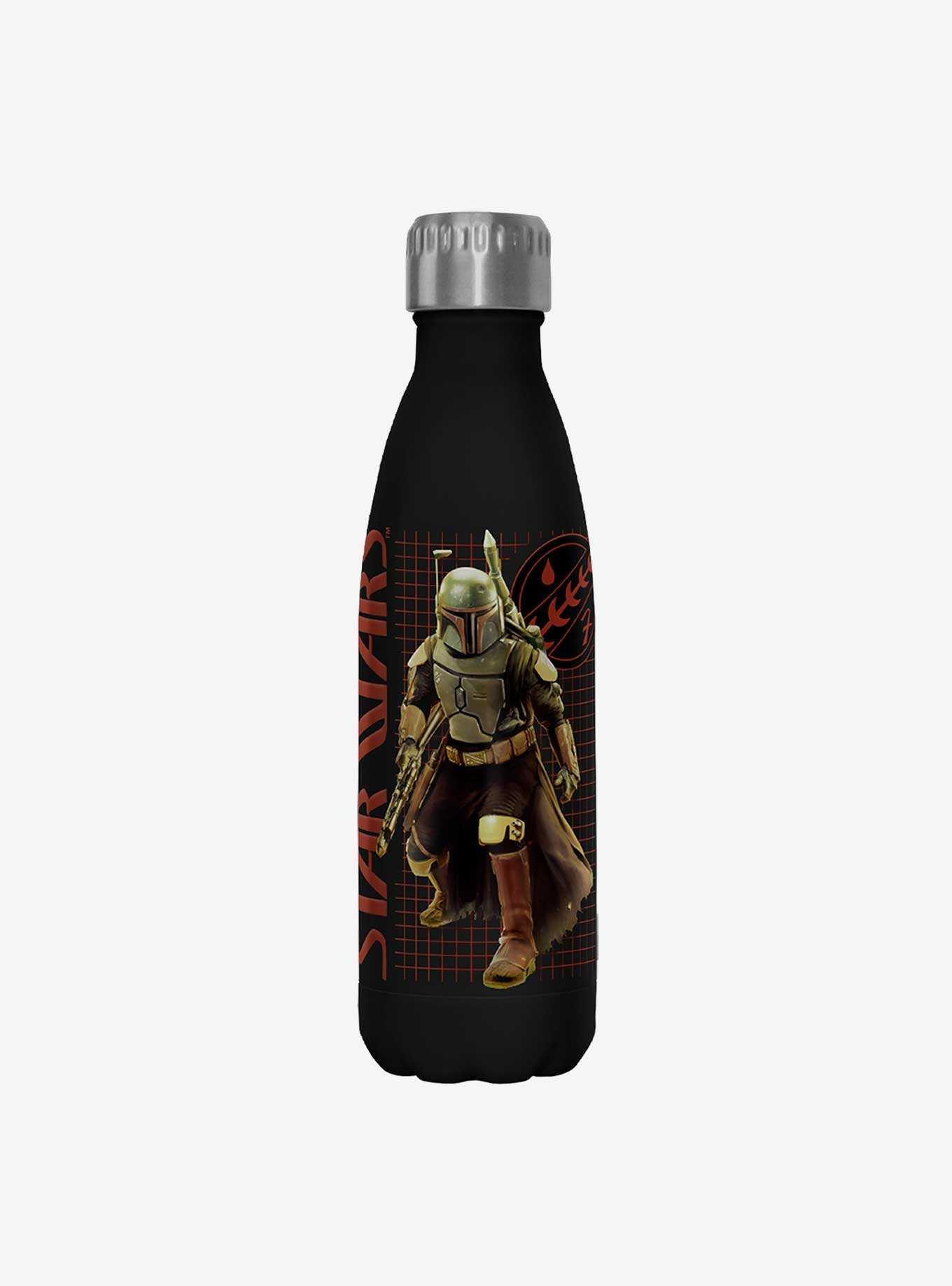 Star Wars The Book of Boba Fett Off The Grid Black Stainless Steel Water Bottle, , hi-res