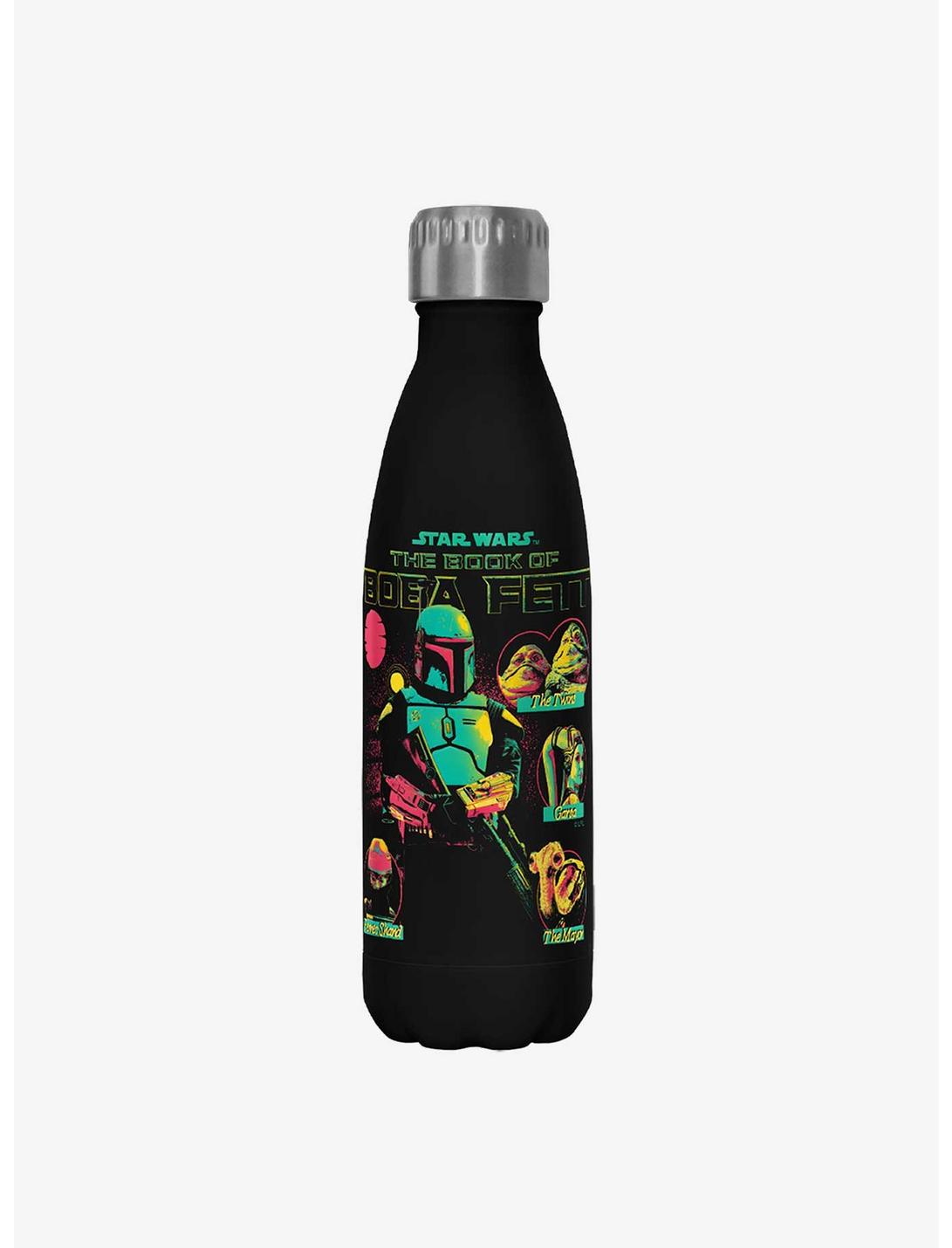 Star Wars The Book of Boba Fett Takeover Black Stainless Steel Water Bottle, , hi-res