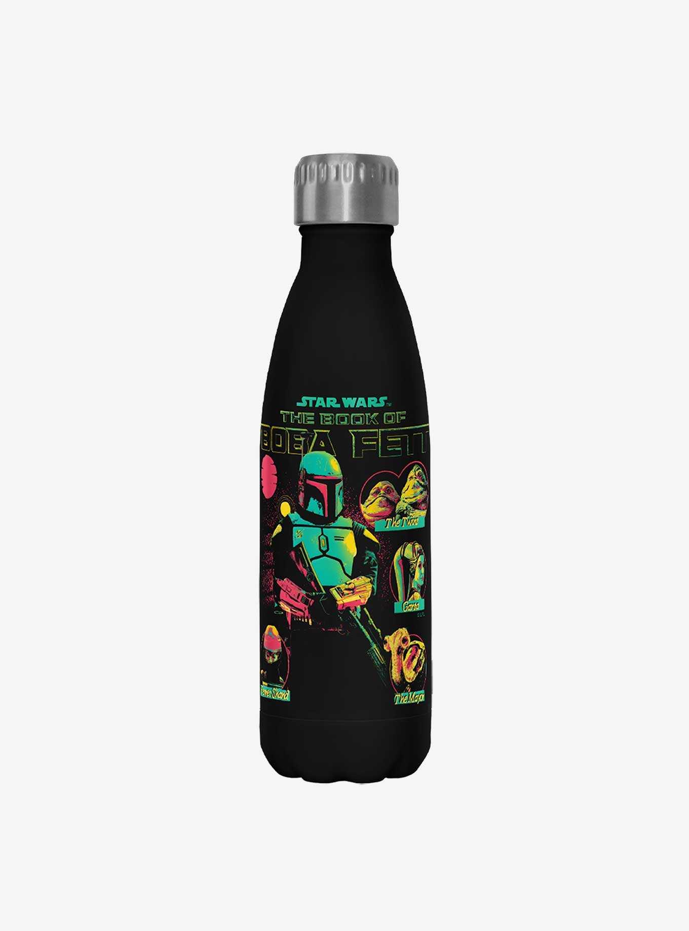 Star Wars The Book of Boba Fett Takeover Black Stainless Steel Water Bottle, , hi-res