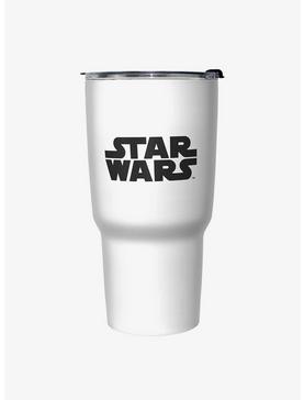 Star Wars Simplest Logo White Stainless Steel Travel Mug, , hi-res