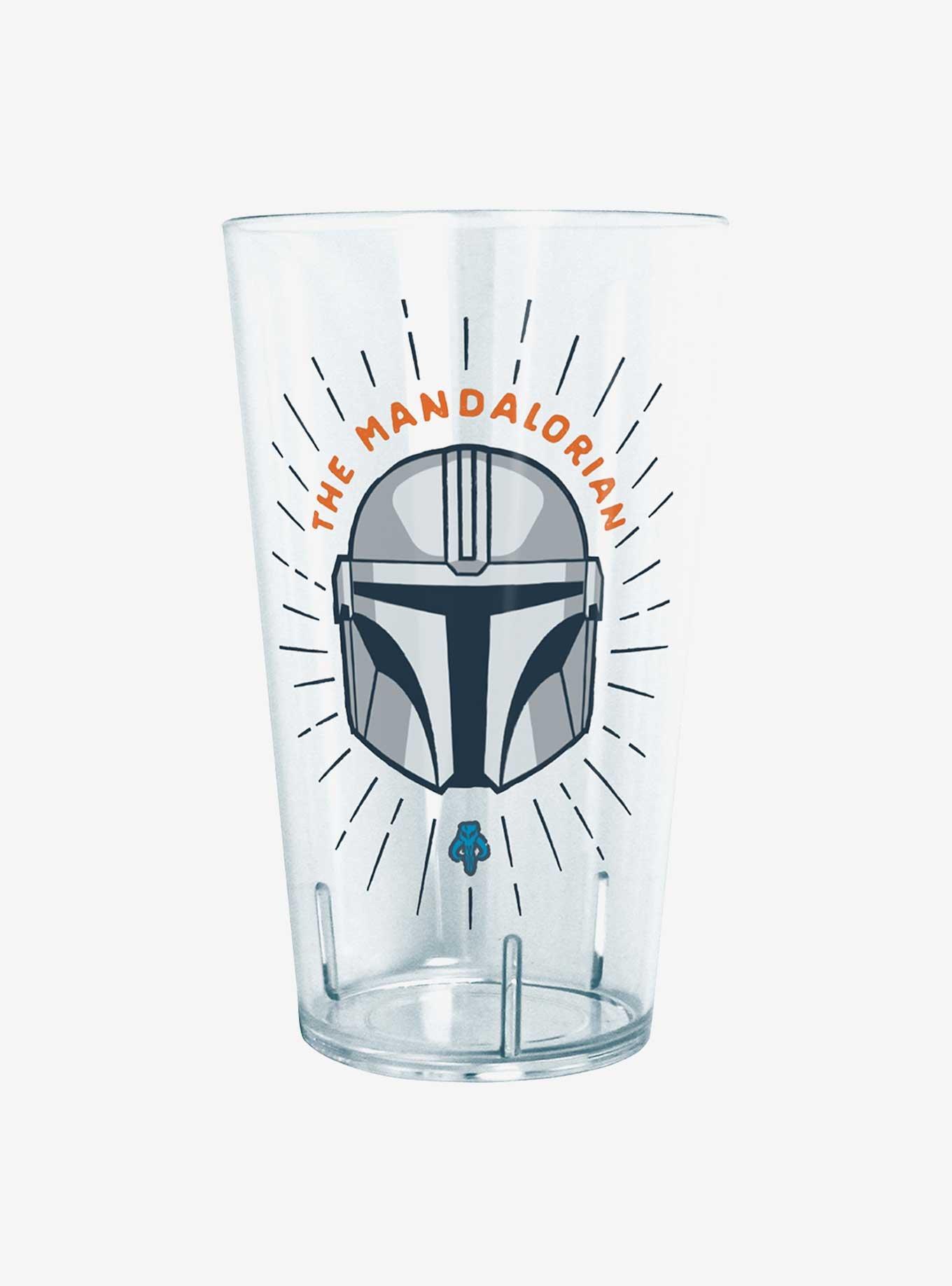 Star Wars The Mandalorian Simple Shield Pint Glass, , hi-res