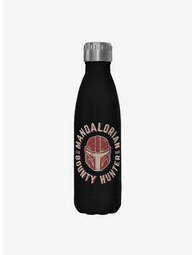 Star Wars The Mandalorian Lone Wolf Black Stainless Steel Water Bottle, , hi-res